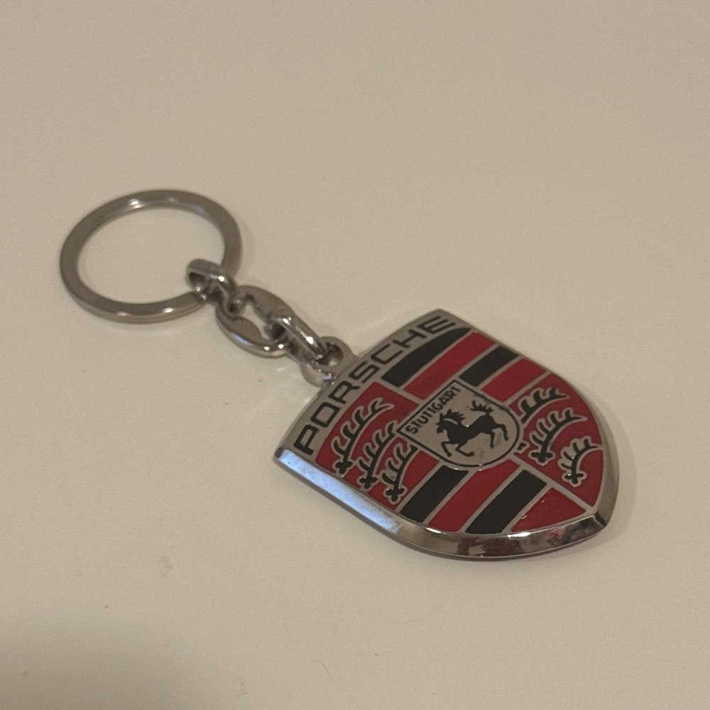 NEW✨Porsche Red and Silver Keychain - Picture 3 of 6